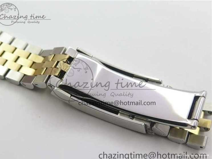 AAA Replica Watches SS Dial Wrapped WWF SS YG 41 Crystals DateJust 3128 on A YG Bracelet SoftTouch Edition Jubilee Best Wrapped Makers 126333 Black 0117